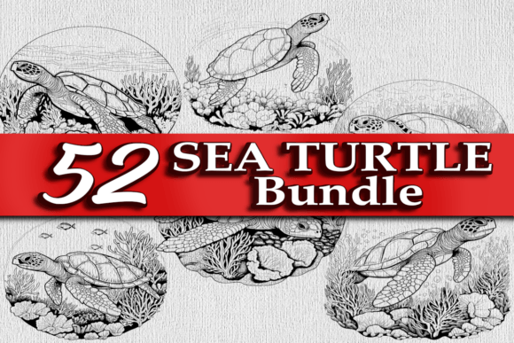 Download Sea Turtle Vector Bundle SVG PNG EPS DXF - Bundle svg png Collection