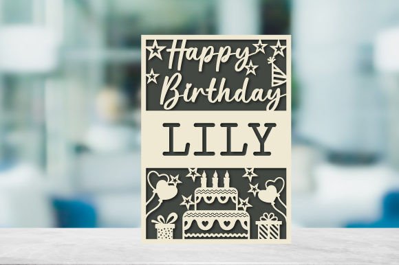 Download Personalized Birthday Card Paper Cut - Birthday Collection