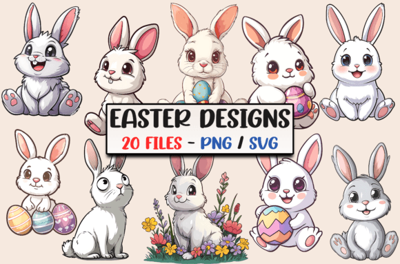 Download Cute Easter Sublimation Bundle SVG PNG - Bundle svg png Collection