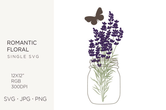 Download Romantic Floral, Lavender - Premium Bundle